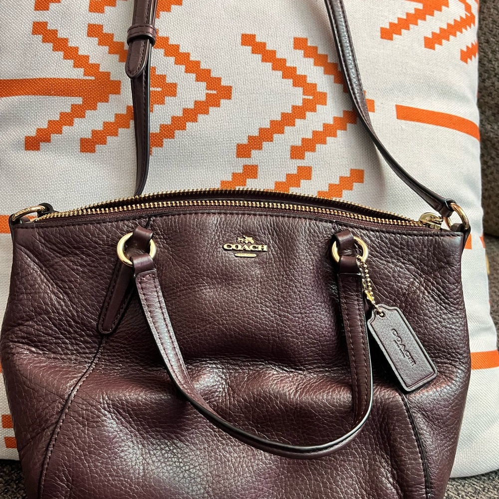 Pebble leather Coach crossbody